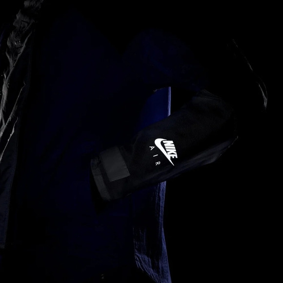 NIKE AIR size XS Moto Full-Zip Up Water Repel Running Jacket Sweater CJ1874-010 - Picture 8 of 16